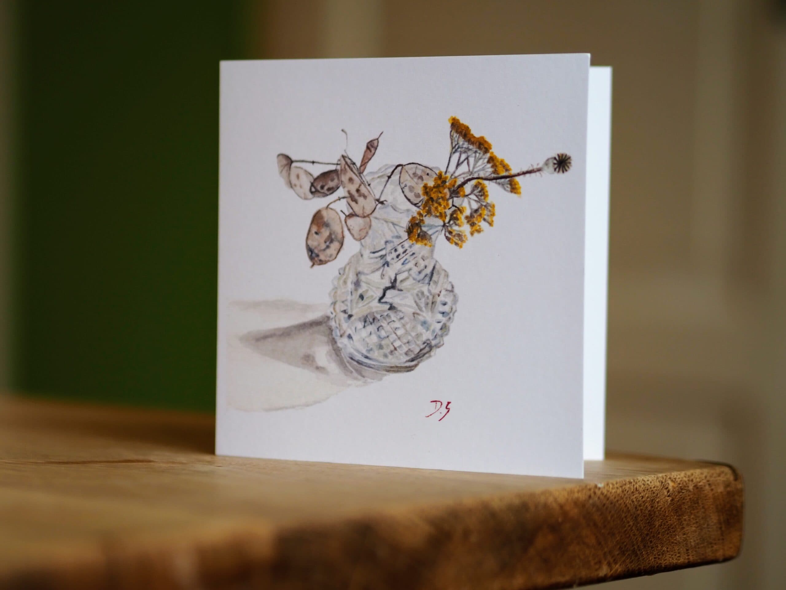 Dried Flowers in Crystal